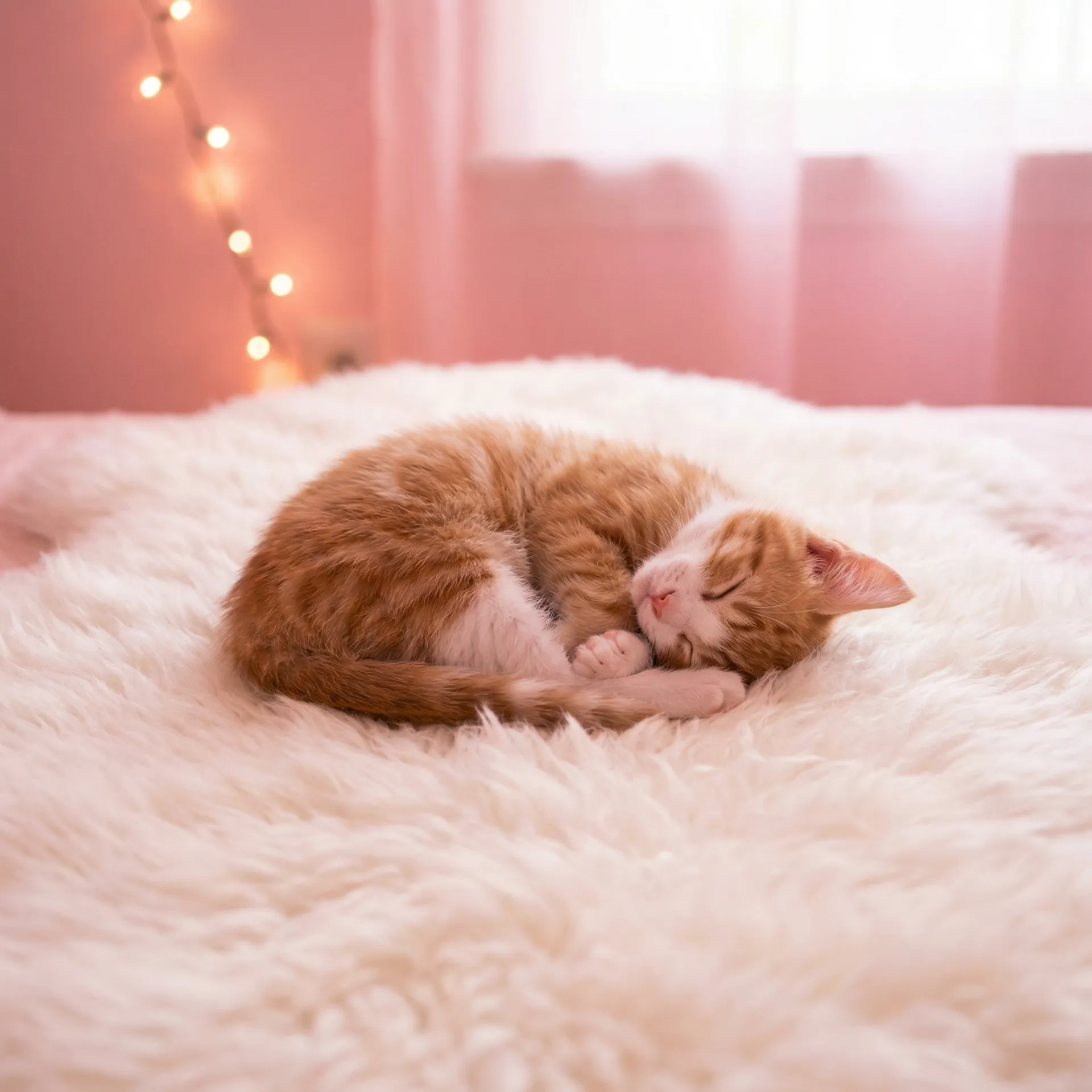 小猫蜷成一团入睡 - 天堂在线最新版中文