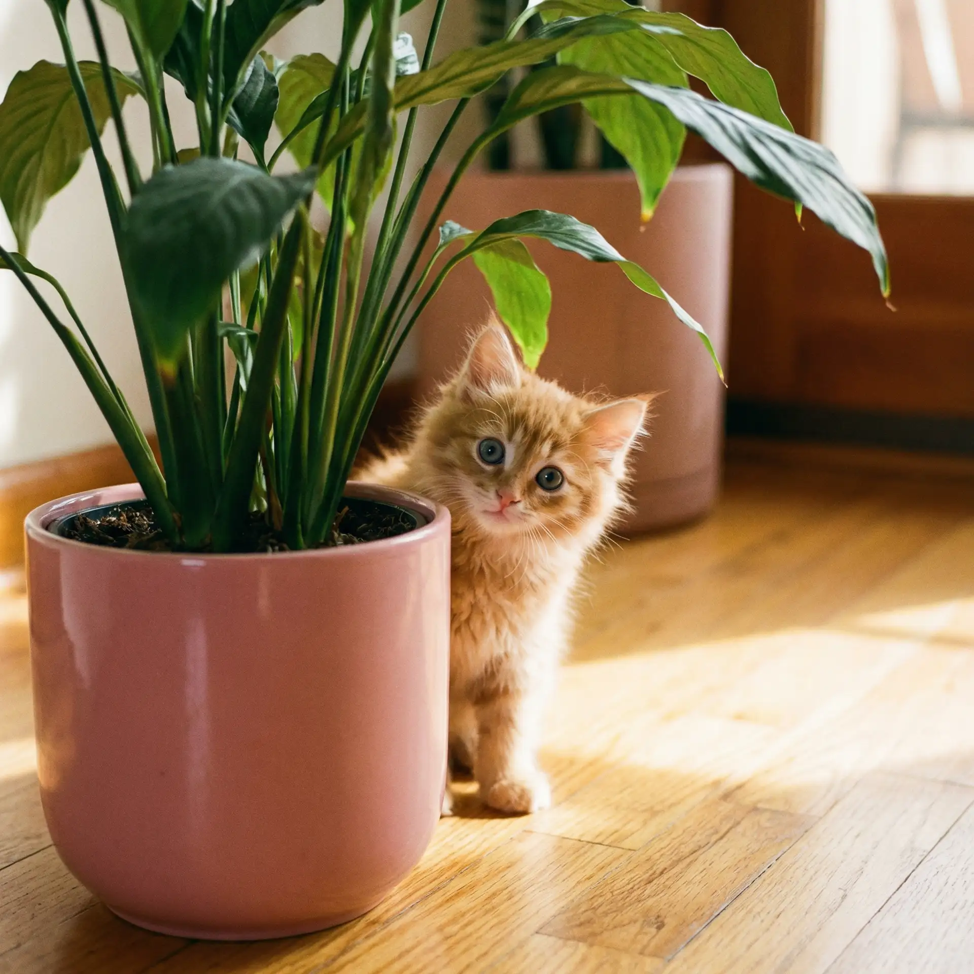小猫从花盆后探头 - 天堂在线最新版中文